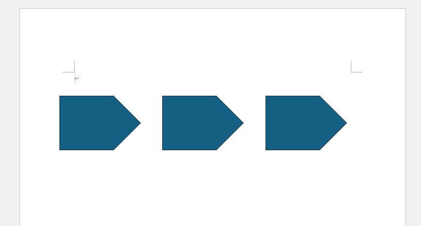 図形の間隔を揃えることができる
